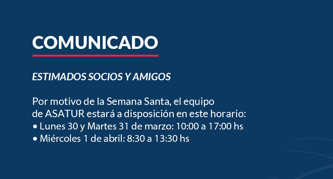 COMUNICADO – Horarios de Semana Santa