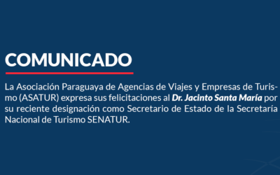 COMUNICADO – Expresa sus felicitaciones al Dr. Jacinto Santa María