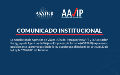 COMUNICADO INSTITUCIONAL ASATUR – AAVIP